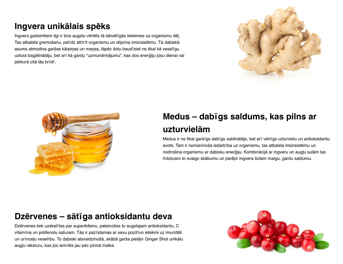 Gam's ingvera dzērveņu šots 60ml