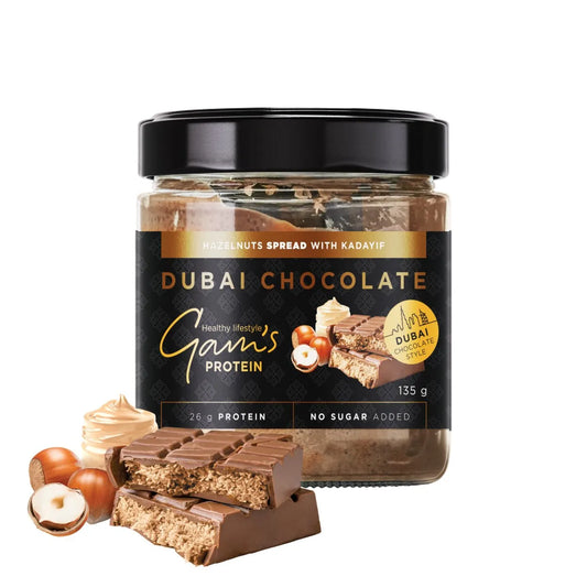 Gam's Protein Dubai šokolādes stila lazdu riekstu krēms 135g