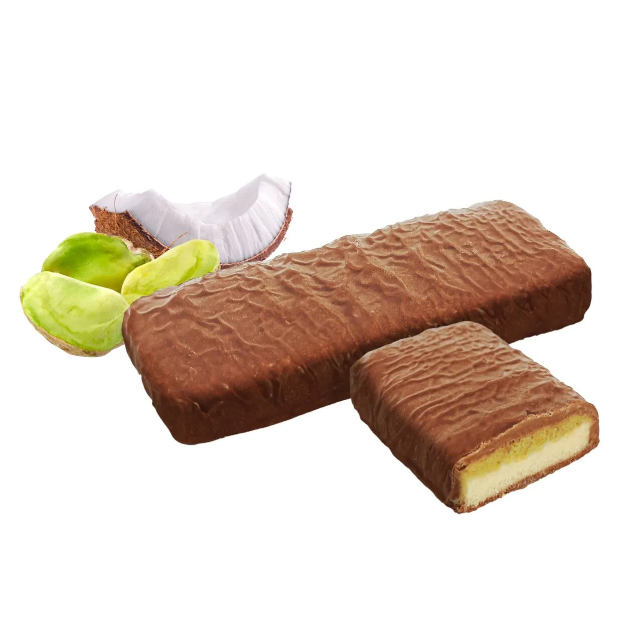 Gam's Protein Dubai šokolādes stila batoniņš ar pistācijām un kokosriekstu garšu 60g